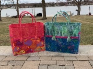 Look at this beautiful pair of Getaway Bags by Loraine & Nikki