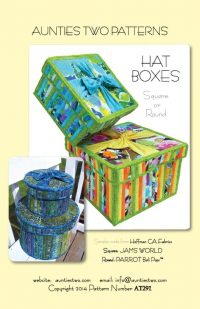 large square hat box